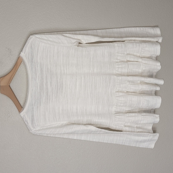 Deletta from Anthropologie Thea Frill Peplum Ruffle Top - Picture 6 of 8